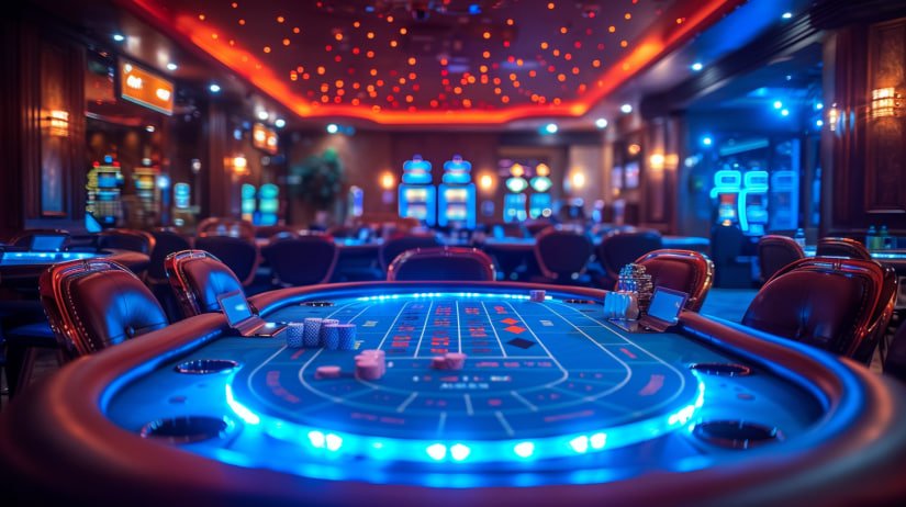 Interface permainan Dragon Tiger dengan kartu dan hasil